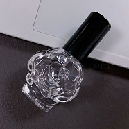 Glass Spray Perfume Bottles, SPA Aromatherapy Essemtial Oil Empty Bottle, Black, 6.9x3.8cm, Capacity: 10ml(0.34fl. oz)(PW-WG90646-03)