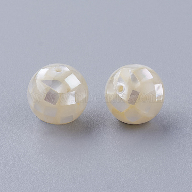Natural White Shell Beads(X-SSHEL-Q298-12mm-08)-2
