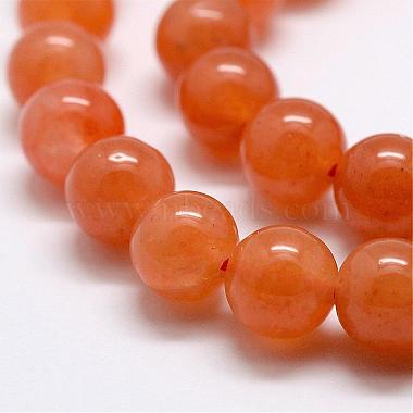 Natural Red Aventurine Bead Strands(G-P257-03-8mm)-3