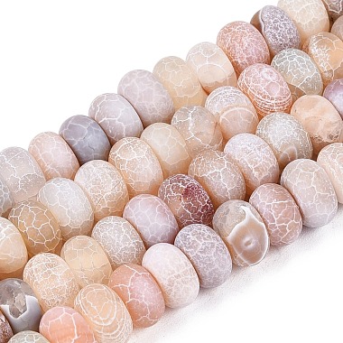 perles en agate naturelle patin&eacute;e(G-N359-02A-01)-2