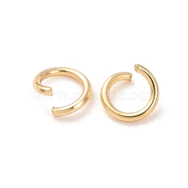 Messing Open Ringe springen(KK-G604-08G-09)-2
