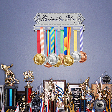 Iron Medal Hanger Holder Display Wall Rack(ODIS-WH0024-013)-7