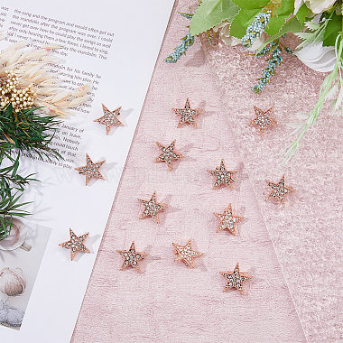 12Pcs Star Brooch Pin(JEWB-FH0001-43)-5