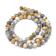 Natural Dyed White Jade Gemstone Bead Strands(X-G-R271-8mm-XP26)-1