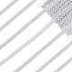 отделка блестящим плетеным кружевом из полиэстера(OCOR-WH0079-24B)-1