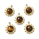 Natural Tiger Eye Charms(STAS-L080-009G-09)-1