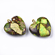 Assembled Bronzite and Imperial Jasper Pendants(G-T111-04H)-2