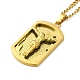 Jésus rectangle tag 201 collier pendentif en acier inoxydable avec chaînes de boîte en fer(NJEW-D048-07G)-2