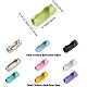 SUNNYCLUE 44Pcs 10 Colors Brass Ball Chain Connectors(KK-SC0002-39)-2