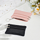 2Pcs 2 Colors PU Leather Zipper Wallets(ABAG-LP0001-91B)-1