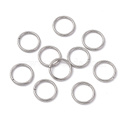 Non-Tarnish 304 Stainless Steel Open Jump Rings, Saw Cut Round, Stainless Steel Color, 20x2mm, 12 Gauge, Inner Diameter: 16.2mm(X-STAS-C040-01G-P)