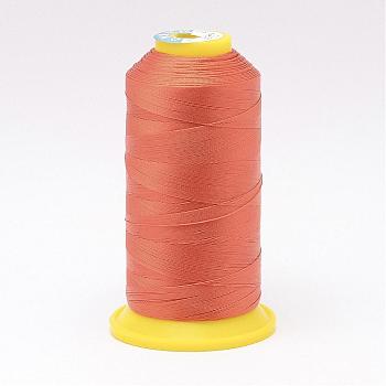 Nylon Sewing Thread, Coral, 0.6mm, about 300m/roll