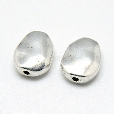 15mm Oval Alloy Beads