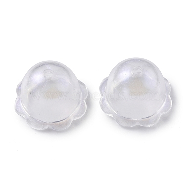 Transparent Acrylic Bead Caps(X-OACR-P007-46)-2