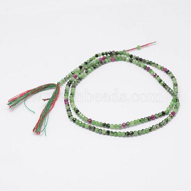 Natural Ruby in Zoisite Beads Strands(G-E351-02)-2