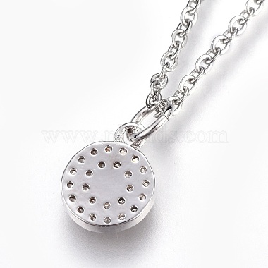 304 Stainless Steel Pendant Necklaces(NJEW-O108-15P)-2