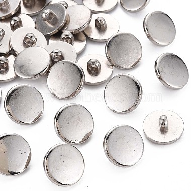 Silver Plastic Button