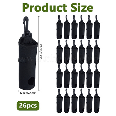 Neoprene Golf Ball Storage Bag with Hook(AJEW-WH0455-323K-1)-2
