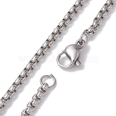 Triple Moon Goddess 304 Stainless Steel Pendant Necklaces(NJEW-K253-27P)-4