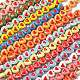 Heart Pattern Handmade Porcelain Enamel Beads(PORC-G016-03)-1