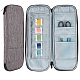pochettes de rangement pour crochets en polyester avec fermeture &eacute;clair(AJEW-CY0002-96)-1