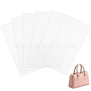 Translucent Plastic Bag Bottom Shaper, Rectangle, WhiteSmoke, 26x13x0.1cm(DIY-WH0504-98A)