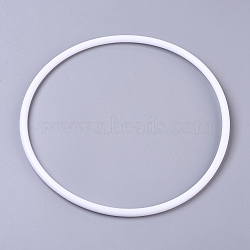 Hoops Macrame Ring, for Crafts and Woven Net/Web with Feather Supplies, White, 250x7.2mm, Inner diameter: about 235.6mm(X-DIY-WH0157-47G)