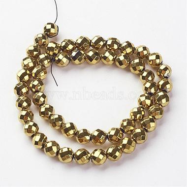 Non-Magnetic Synthetic Hematite Beads Strands(G-G092-8mm-1)-3