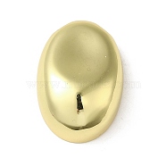 Brass Beads, Oval, Real 18K Gold Plated, 32x21.5x10mm, Hole: 4.5x2.8mm(KK-D098-02G)