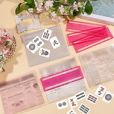 4Pcs PVC Mahjong Rules Reader(AJEW-GL0003-40B)-5