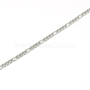 304 изготовление ожерелья-цепочки из нержавеющей стали Фигаро(STAS-K168-03P)-2