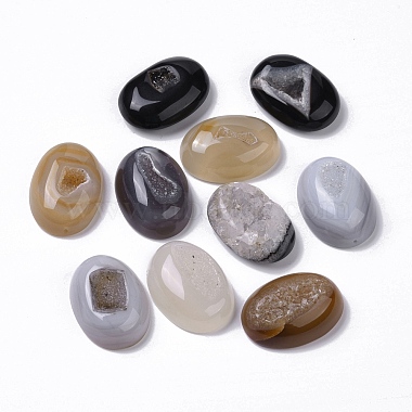 Oval Natural Agate Cabochons