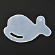 イルカの形のシルエットのシリコンカップマット型(DIY-I065-02)-3