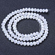 Chapelets de perles en verre galvanoplastique(X-EGLA-A034-J6mm-B07)-2