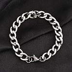 Non-Tarnish 304 Stainless Steel Curb Chain Bracelet for Men Women, Stainless Steel Color, 8-1/8 inch(20.6cm)(BJEW-G669-23P)