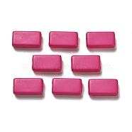Opaque Acrylic Beads, Rectangle, Medium Violet Red, 18.5x10x6mm, Hole: 2mm, about 450pcs/500g(OACR-A030-03B)