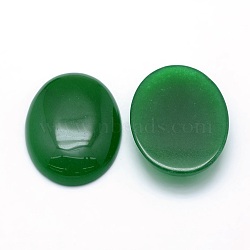 Natural Malaysia Jade Cabochons, Oval, 40x30x7.5~8mm(X-G-P393-I19)