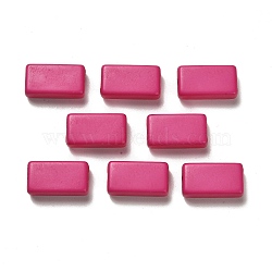 Opaque Acrylic Beads, Rectangle, Medium Violet Red, 18.5x10x6mm, Hole: 2mm, about 450pcs/500g(OACR-A030-03B)