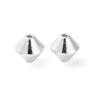 Silver Bicone Alloy Beads