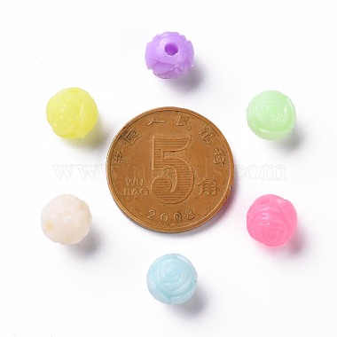 Opaque Polystyrene(PS) Plastic European Beads(KY-I004-24A)-3