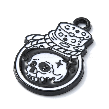 Halloween Theme Alloy Enamel Pendants(FIND-Q102-01C)-2