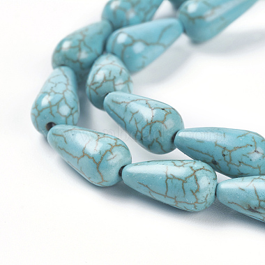Synthetic Turquoise Beads Strands(G-E456-19-7x14mm)-2