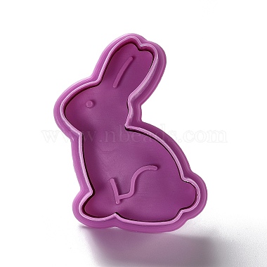 Emporte-pièces en plastique pour animaux de compagnie sur le thème de Pâques(X-DIY-K056-09)-2