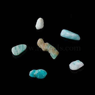 Natural Amazonite Chip Beads(G-M364-04A)-2