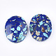 Assembled Synthetic Imperial Jasper and Natural Lapis Lazuli Pendants(G-S329-063)-2