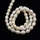 Grade A Natural Cultured Freshwater Pearl Beads Strands(PEAR-L001-B-03)-3