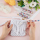 6Pcs 6 Colors Flower Pattern TPR with Aluminium Crochet Hooks(TOOL-HY0001-08)-3