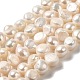hebras de perlas de agua dulce cultivadas naturales(PEAR-E017-12)-1