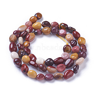 Natural Mookaite Beads Strands, Tumbled Stone, Nuggets, 6~9x4~8mm, Hole: 1mm about 52~55pcs/strand, 15.55 inch~15.7 inch(39.5~40cm)(X-G-P433-17)
