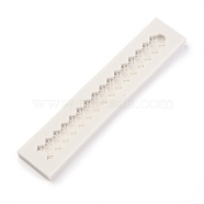 Chain Shape Food Grade Silicone Molds, Baking Molds, for Fondant, Cake Making Decorate, White, 190x38x8mm(DIY-H135-07)